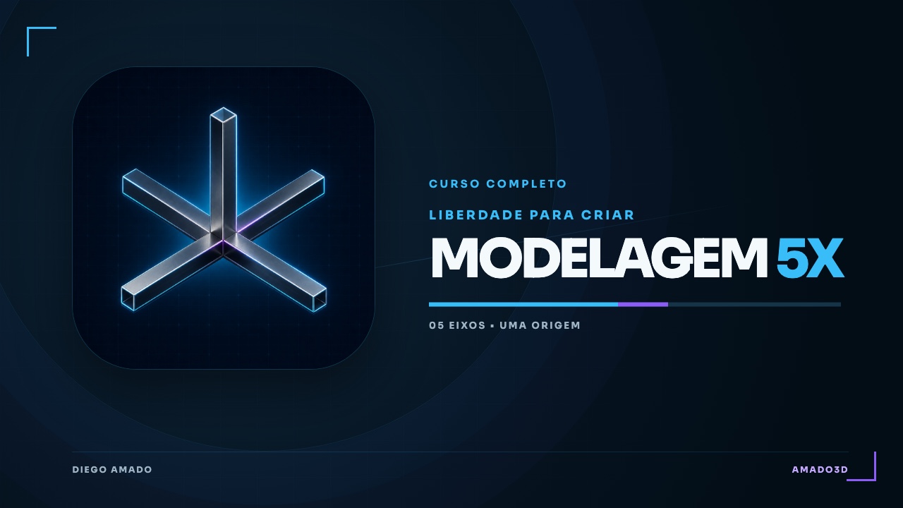 Arte oficial Modelagem 5X, de Diego Amado